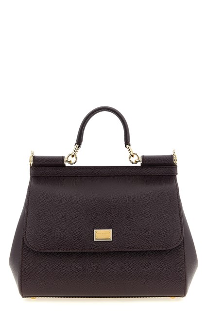 Borsa a mano 'Sicily Grande' in pelle Dauphine