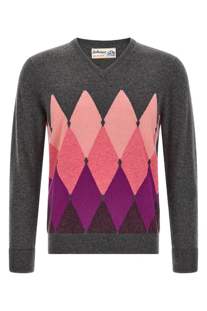 Maglia con intarsio 'Classic Diamond'