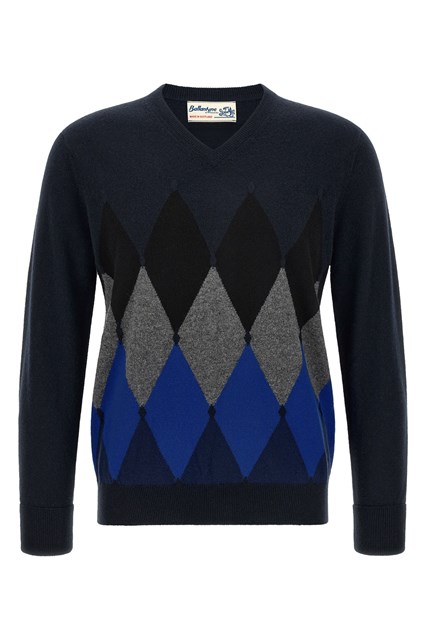 Maglia con intarsio 'Classic Diamond'