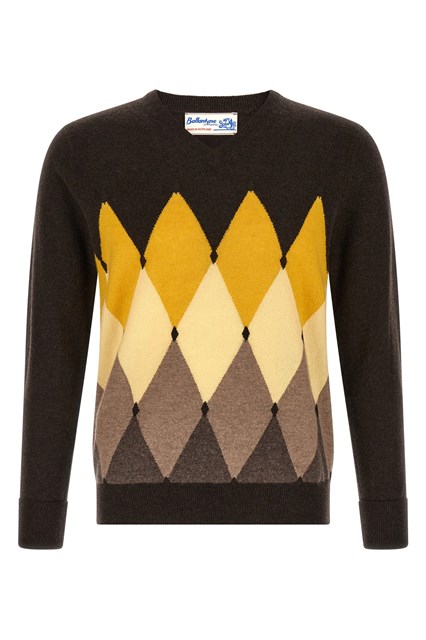 Maglia con intarsio 'Classic Diamond'