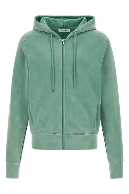 Felpa con zip e cappuccio
