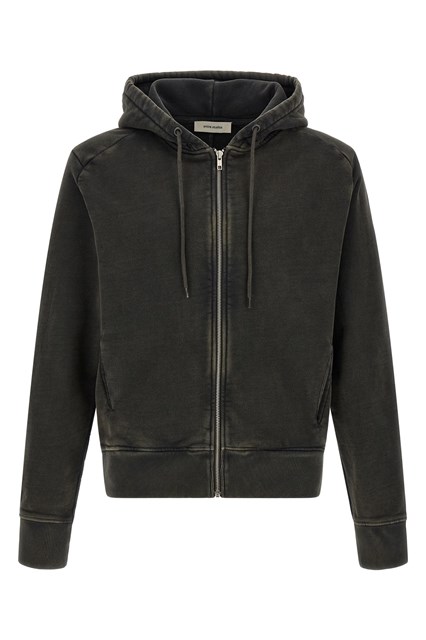 Felpa con zip e cappuccio