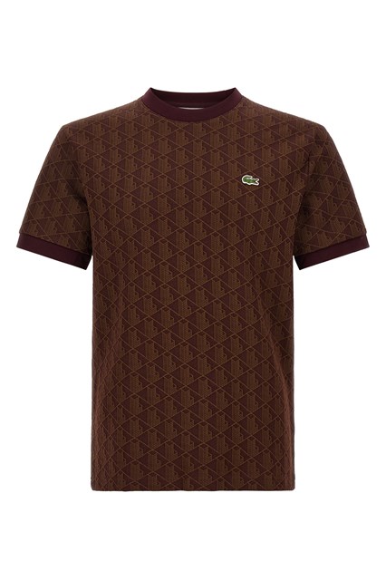 T-shirt jacquard 'Monogramma'