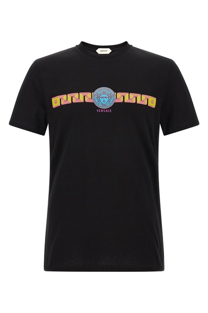 T-shirt in cotone stampa 'Medusa'
