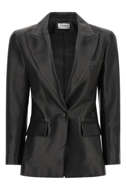 Blazer in pelle