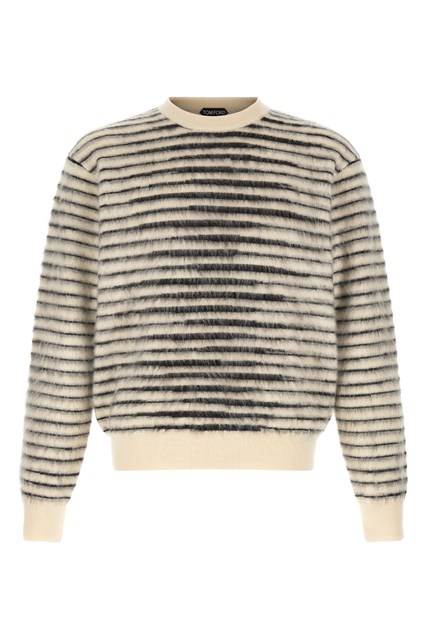 Maglione effetto brushed