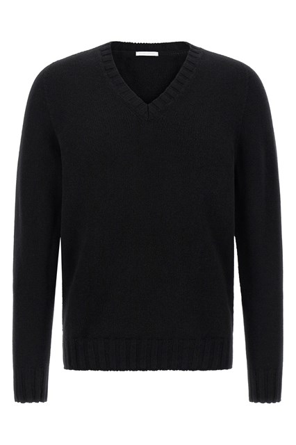 Maglione a V cashmere