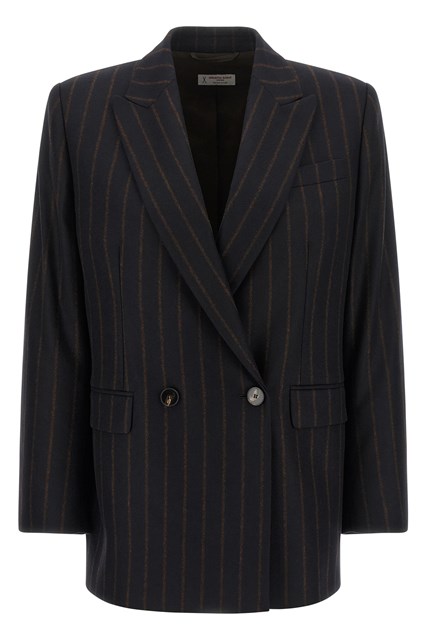 Blazer flanella gessata