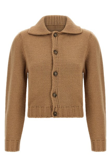 Cardigan 'White Stitch Line'