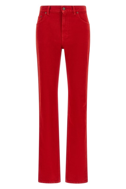 Jeans denim tinto in capo