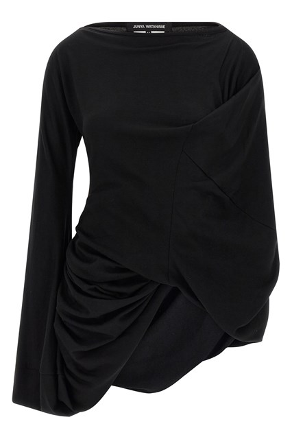 Top drappeggiato