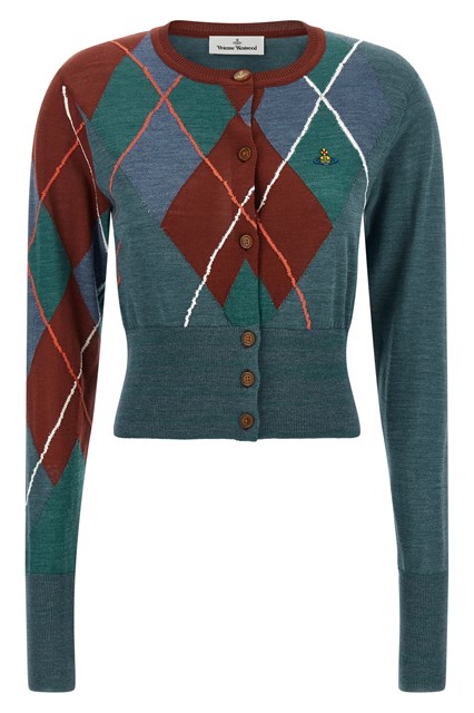Cardigan 'Argyle Cropped'
