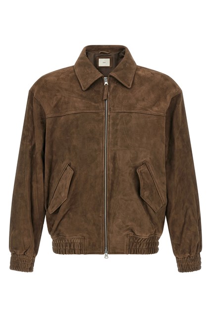 Blouson suede