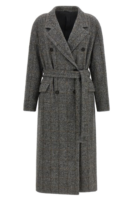 Cappotto tweed check