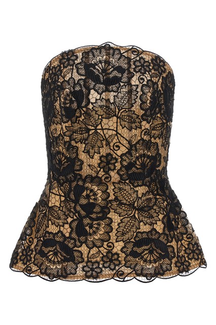 Corsetto pizzo guipure