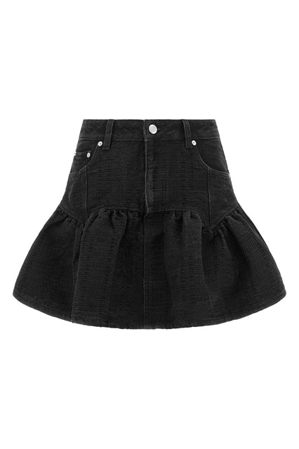 Gonna denim lurex