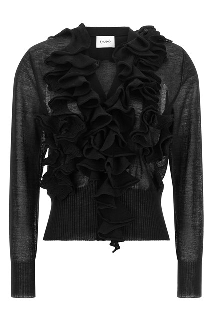 Cardigan volant