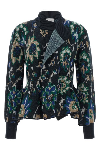 Cardigan peplo
