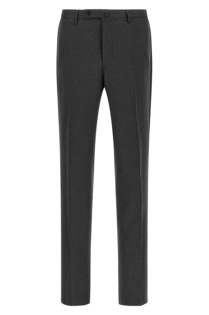 Pantalone con piega frontale