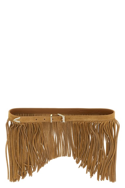 Cintura in suede 'Con Frange'