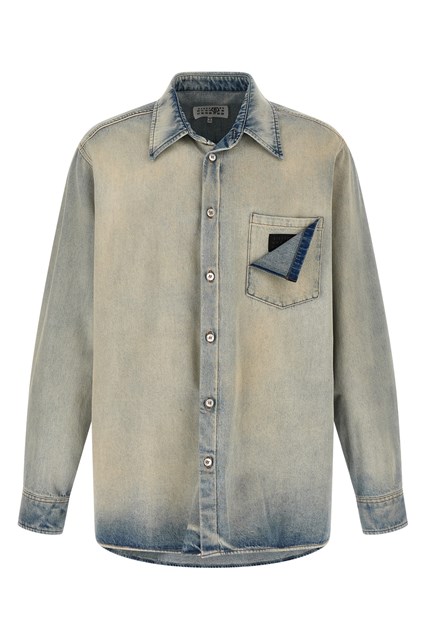 Camicia denim 'Numeric Signature MM6'