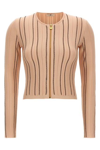 Cardigan maglia cropped