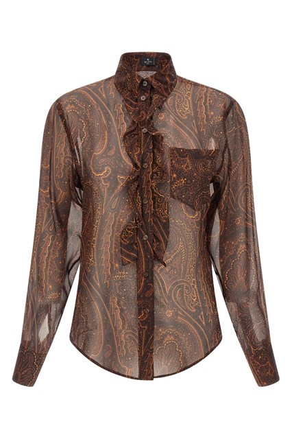 Camicia seta Paisley