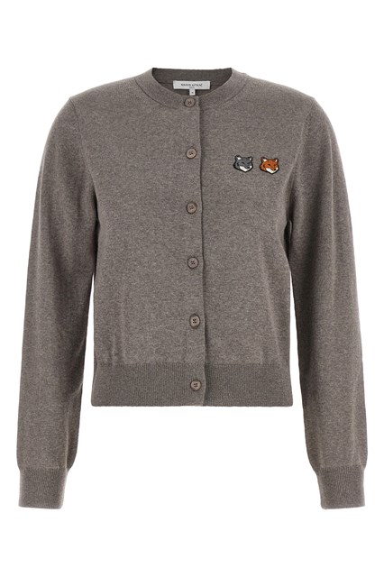 Cardigan 'Double Fox Head'