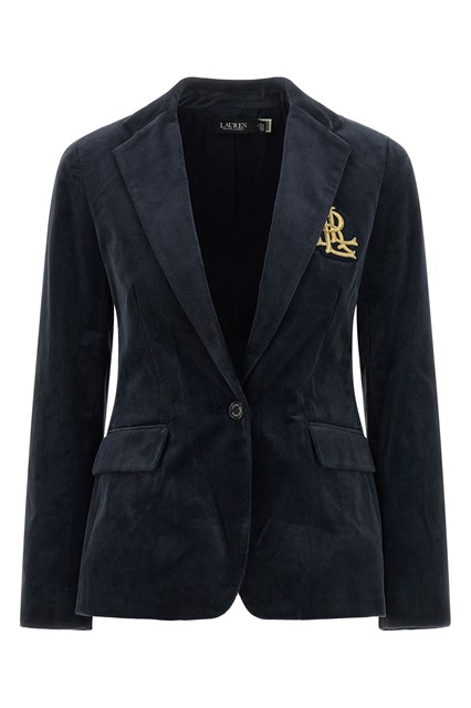 Blazer ricamo in filo di metallo