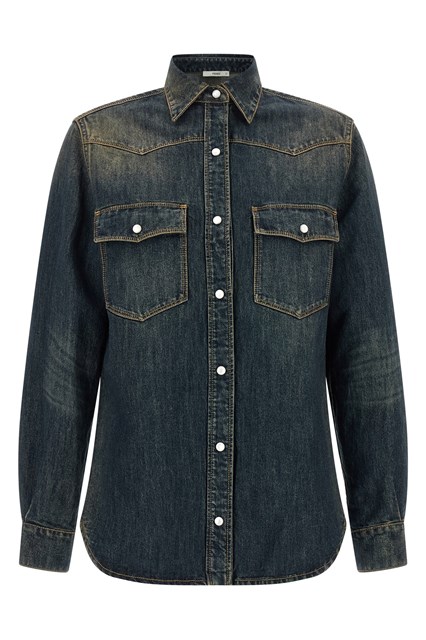 Camicia 'Western' In Denim
