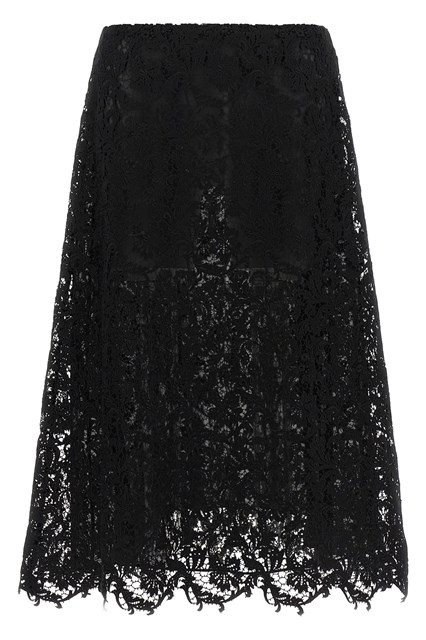 Gonna pizzo macramè